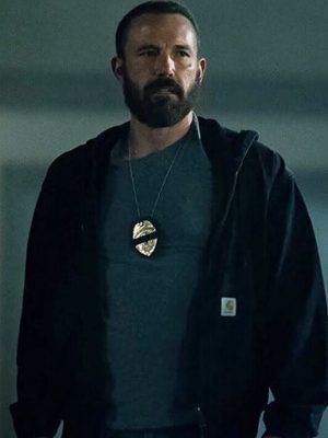 The Rip 2026 Ben Affleck Black Cotton Jacket
