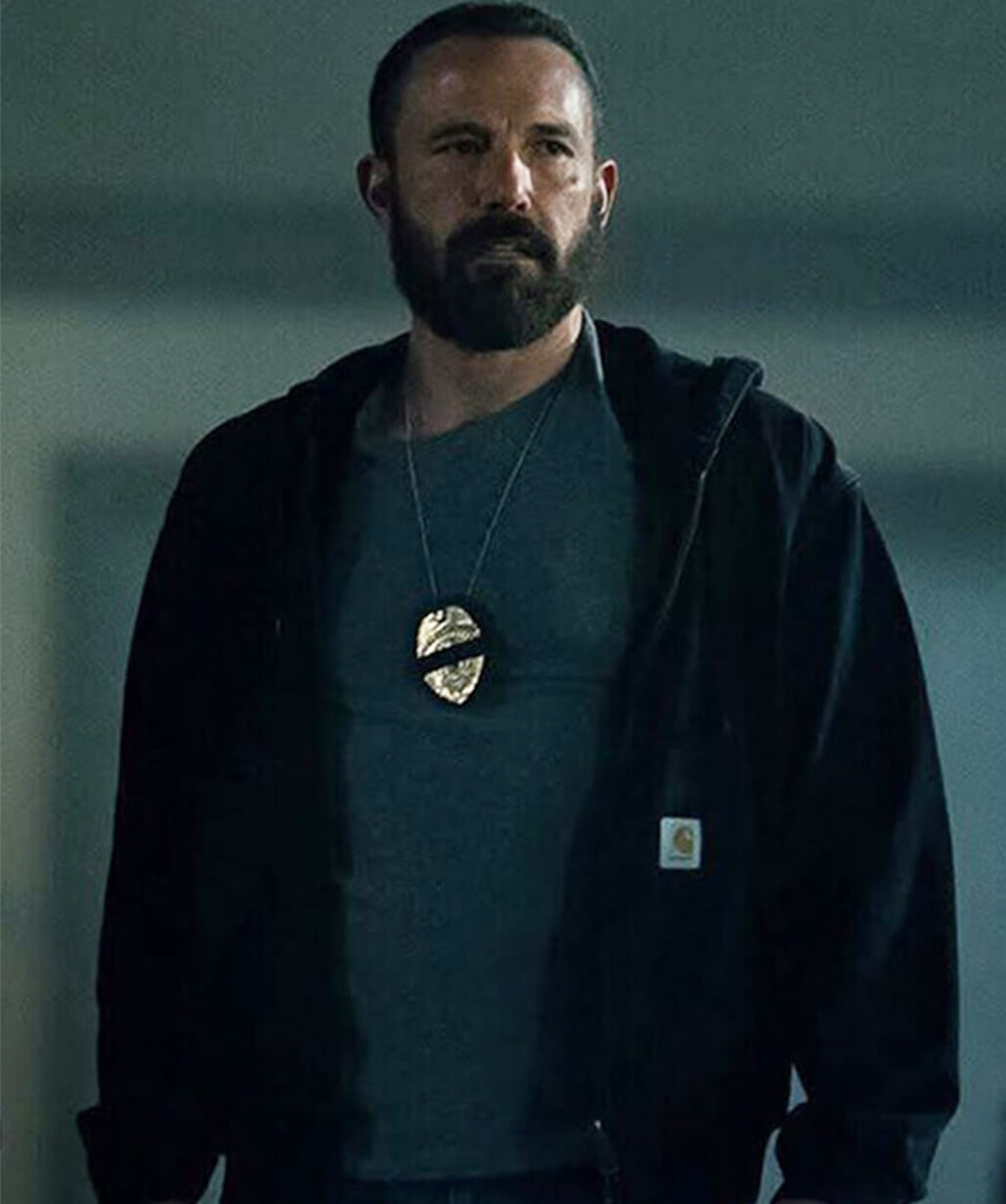 The Rip 2026 Ben Affleck Black Cotton Jacket