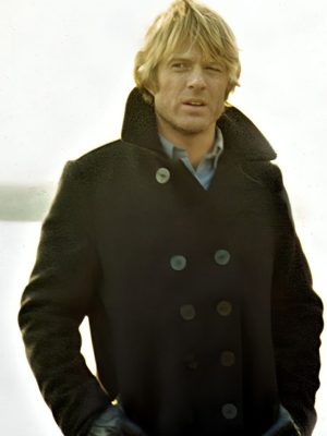 Three Days Of The Condor Robert Redford Black Wool Jacket