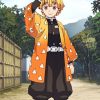 Demon Slayer Zenitsu Agatsuma Wool Coat