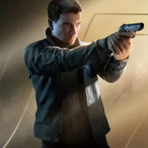 007 First Light James Bond Black Leather Jacket