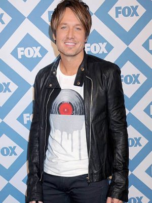 American Singer Keith Urban Black Leather Jacket