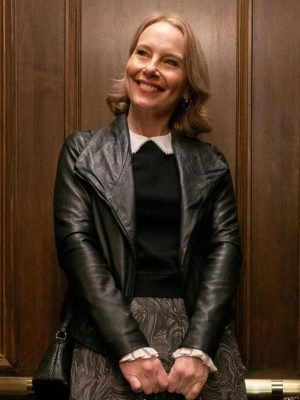 Amy Ryan Only Murders in the Building Leather Jacket