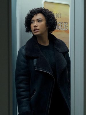 Andy Allo Upload S02 Black Leather Jacket