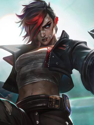 Arcane Vi Pit Fighter Black Leather Jacket