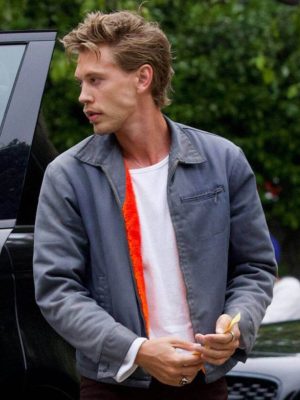 Austin Butler Grey Cotton Jacket