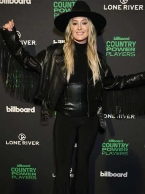 Billboard Country Power Players Lainey Wilson Fringe Jacket