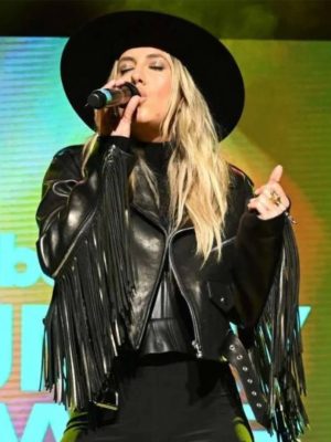 Billboard Country Power Players Lainey Wilson Fringe Jacket