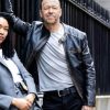 Boston Blue 2025 Donnie Wahlberg Black Leather Jacket