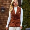 Brittany Snow The Beast in Me 2025 Brown Vest