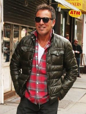 Bruce Springsteen Black Puffer Jacket