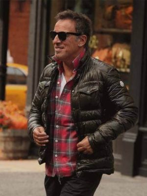 Bruce Springsteen Black Puffer Jacket