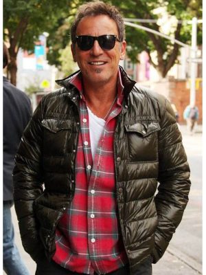 Bruce Springsteen Black Puffer Jacket
