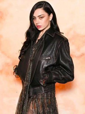Charli XCX FW25 Women’s New Leather Jacket