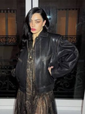 Charli XCX FW25 Women’s New Leather Jacket