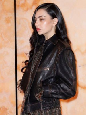Charli XCX FW25 Women’s New Leather Jacket