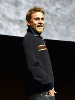 Charlie Hunnam Blue Track Jacket