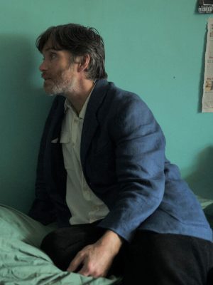 Cillian Murphy Steve 2025 Blue Cotton Blazer