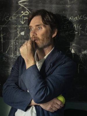 Cillian Murphy Steve 2025 Blue Cotton Blazer
