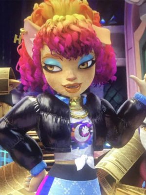 Clawdeen Wolf Monster High Puffer Crop Jacket