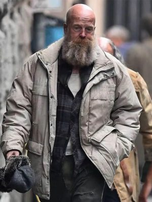 Clayface 2026 Tom Rhys Harries Beige Cotton Jacket