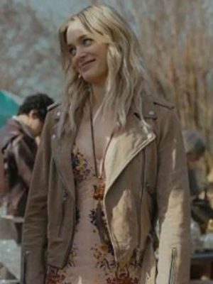 Cleo Montague Tulsa King Suede Leather Jacket