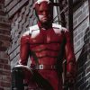 Daredevil: Born Again 2025 Charlie Cox Red Costume Jacket