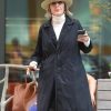 Diane Keaton black Cotton Coat