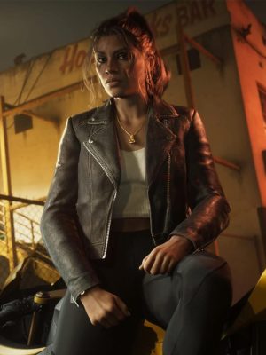 GTA 6 Lucia Caminos Biker Leather Jacket