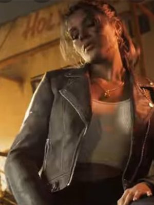 GTA 6 Lucia Caminos Biker Leather Jacket