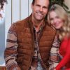 Home Sweet Christmas 2024 Cameron Mathison Brown Vest