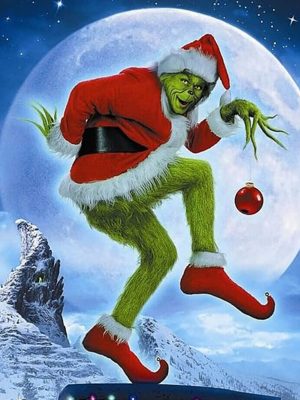 How the Grinch Stole Christmas Jim Carrey Red Costume Coat