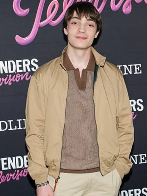 Hunter Cooper Your Friends and Neighbors Brown Bomber Jacket