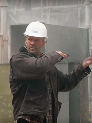 Jason Statham A Working Man 2025 Brown Cotton Jacket