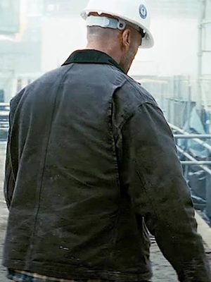 Jason Statham A Working Man 2025 Brown Cotton Jacket