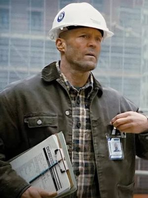 Jason Statham A Working Man 2025 Brown Cotton Jacket
