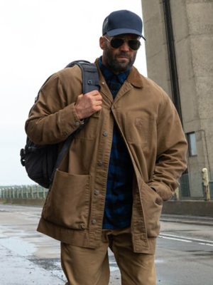 Jason Statham The Beekeeper Brown Cotton Jacket