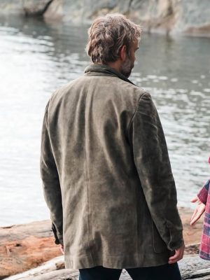 Karl Alberg Murder in a Small Town Grey Suede Jacket