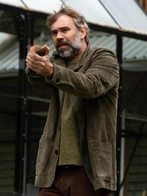 Karl Alberg Murder in a Small Town Grey Suede Jacket