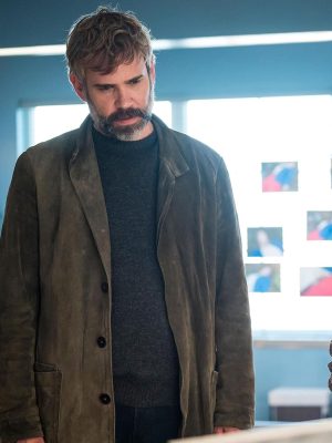 Karl Alberg Murder in a Small Town Grey Suede Jacket
