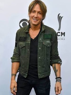 Keith Urban Olive Green Cotton Jacket