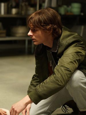 Mason Thames Black Phone 2 Finney Green Bomber Jacket