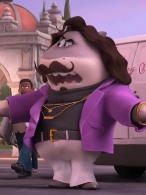 Mr. Shark The Bad Guys 2 Purple Costume Blazer