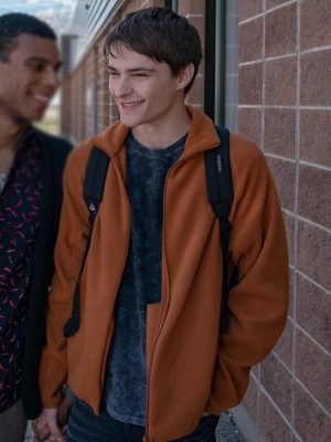 Nathan Walter My Life With The Walter Boys Brown Wool Jacket