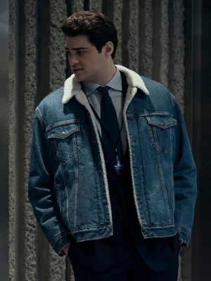 Noah Centineo The Recruit Blue Denim Jacket