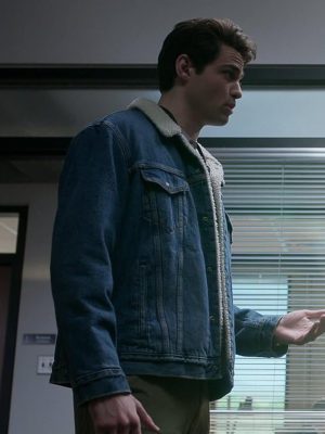 Noah Centineo The Recruit Blue Denim Jacket