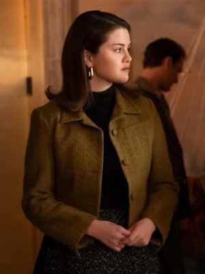 Only Murders in the Building S4 Selena Gomez Brown Tweed Jacket