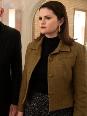Only Murders in the Building S4 Selena Gomez Brown Tweed Jacket