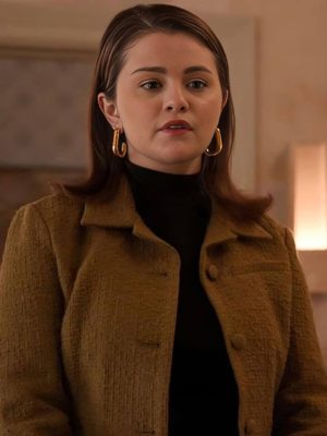 Only Murders in the Building S4 Selena Gomez Brown Tweed Jacket