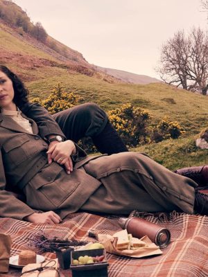Outlander: Blood of My Blood Hermione Corfield Grey Coat